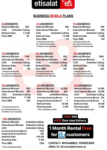 Business On (wireless internet and landline) Internet Pro Company SIM Cards CCTV Cameras