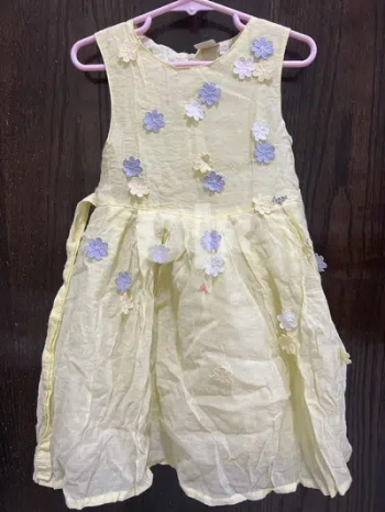 Charming Floral Accented Dress