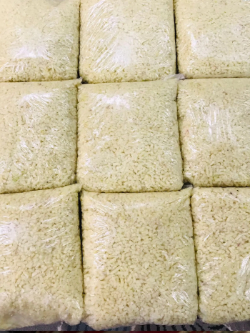 ثوم مفروم ابيض بلدى