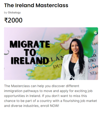 Globalogy – The Ireland Masterclass – Unlocking Irish Career Opportunities 2023