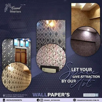 Fabolous wallpapers by Grand interiors