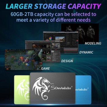 SSD 64GB 128GB 240GB 120GB 256GB 480GB 512GB 1TB 2TB 960GB Sata3 2.5 