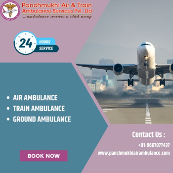 Choose Affordable Panchmukhi Air Ambulance Services in Ranchi with Best Medical Feature