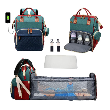 Baby Diaper Bag Backpack, Multi-function Mummy Large Capacity Bag