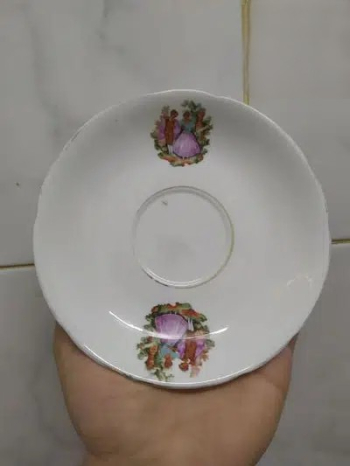 طقم أطباق بورسلين صيني حامل لفنجان الشاي والقهوة