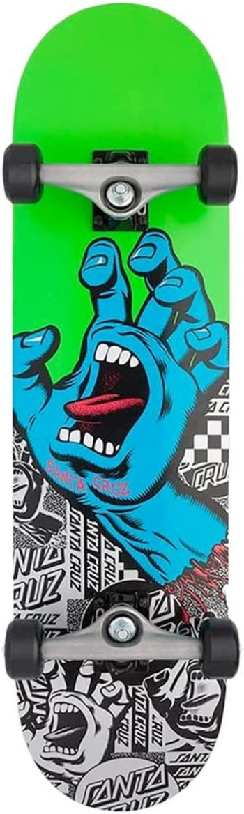 Santa Cruz Flier Hand Large Complete Skateboard,