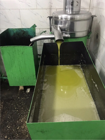 زيت زيتون نخب شغل ألسنة معصور على الحجر بلدي 100٪؜