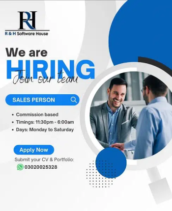 Sales Persons Required
