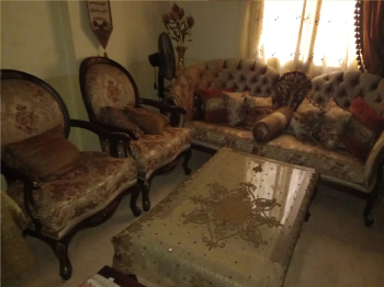 طقم كنبايات صالون شبه جديد فخم جداااا