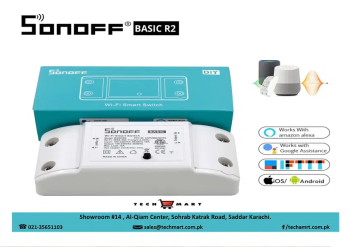 SONOFF BASIC R2 DIY wifi smart switch compatible with Google and Alexa