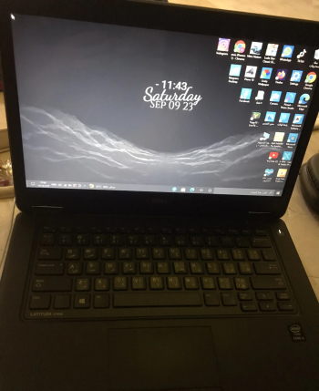 لابتوب ديل مستعمل اسبوع بحالة ممتازة