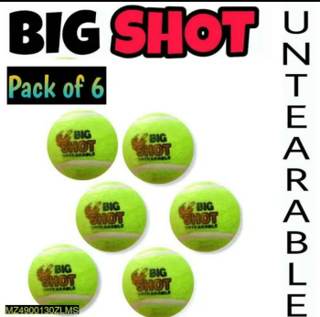 "FREE DELIVERY" PACK OF 6 Tennis Balls