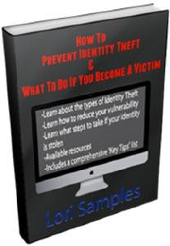 How To Prevent Identity Theft and What To Do If You Become A Victim eBook for sale in Auburn, Georgia