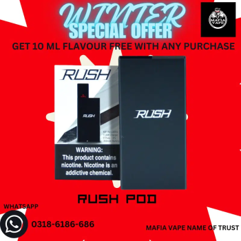 POD/VAPE/Rush POD/SPINNER POD/Lofe pod/FREE FLAVOUR 10ML/VAPE TI PRO