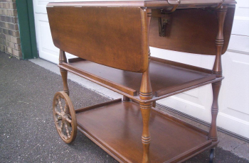RARE ANTIQUE TEA CART