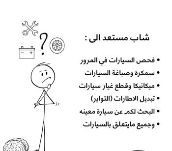 شاب مستعد الى التخليص: