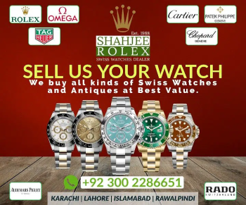 Sell Your Watch @Shahjee Rolex | AP PP Chopard Omega Cartier Bvlgari
