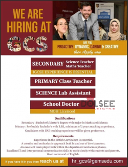 science teacher -school doctore 