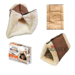 سجادة وسرير للقطه 2 في 1