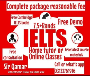 IELTS Home Tutor & Online Classes