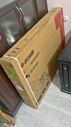 Arçelik 140 screen ultra hd 4K smart android led tv in box zero