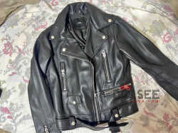 ZARA women leather jacket for sale