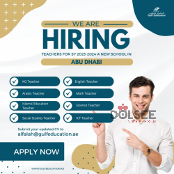 Teaching Vacancies for SY 2023-2024 in Abu Dhabi, UAE