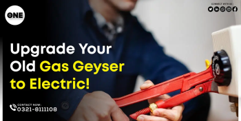Convert Old Gas Geyser into Electric in all over Karachi