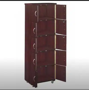 Wooden Ten Door Kitchen Cabinet Cupboard ,Wardrobe Almari safe
