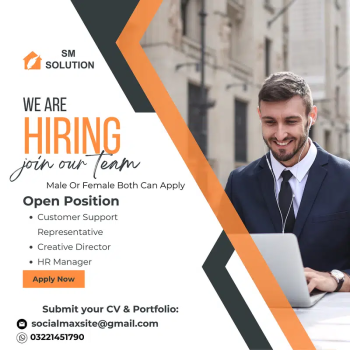 WE Are HIRING Staff for our Team