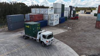 Tilt tray transport container transport Newcastle