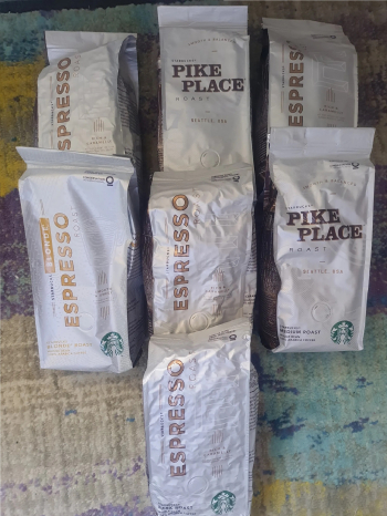 حبوب قهوه كامله من ستاربكس وراد الخارج