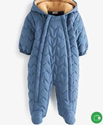 next snow suit ‘new’ 0-3 with ticket