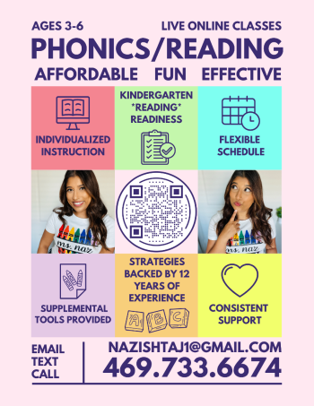 Virtual Phonics/Reading Lessons!