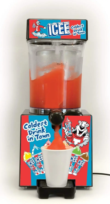iscream Genuine ICEE Brand Counter-Top Sized ICEE Slushie Maker 