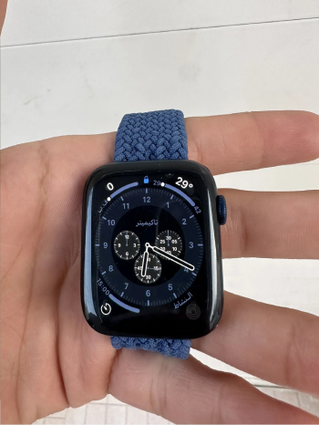 ساعة ابل سيريس6 مقياس 44 لون ازرق