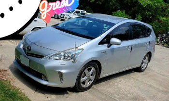 prius alpha 7 setar car for rent