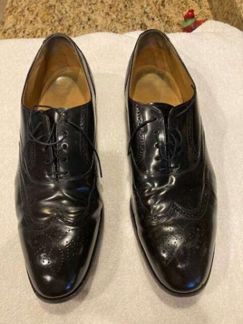 Size 15D Black Leather Wingtips - Johnston & Murphy in Fruit Heights, Utah