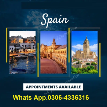 Appointments Available ( Spain,Germany and Cannada) and Consultancy
