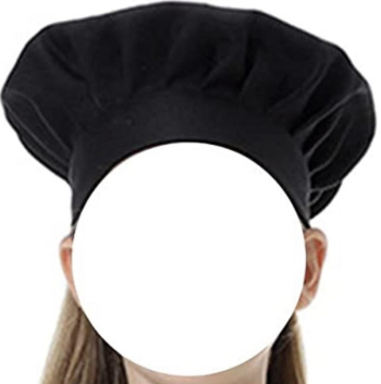 Cooksmart Don't Mess With The Chef Children's Apron & Hat Set Black 100% Cotton