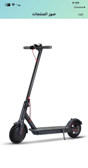 اسكوتر كهرباء استعمال شهر حاله ممتازه