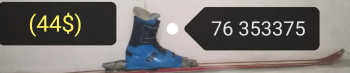 66$ Ski with boot