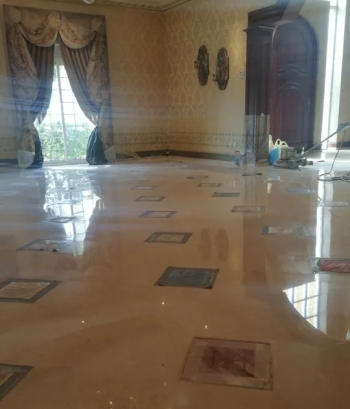 مقاول جلي الرخام وتلميع الأرضيات وتنظيف سيراميك مع الكريستال