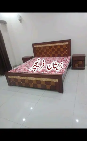 Double Bed/Bed/Side Tables/Furniture