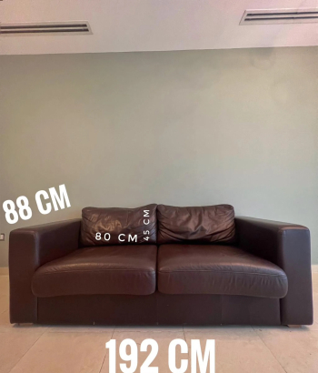 Leather sofa bed bought from the UK