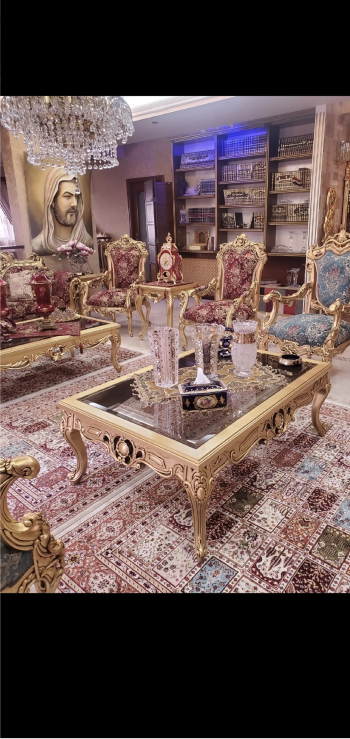 طقمين كلاسك مذهب استعمال نظيف