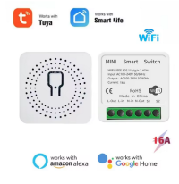 mini switch 1 gang tuya 16A  wifi-   مينى سوتش 1 خط تويا واى فاى
