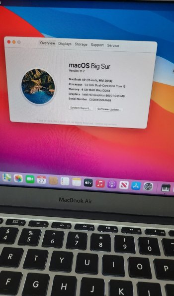 Apple MacBook Air - Big Sur OS