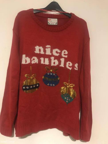 Primark Christmas Jumper Large