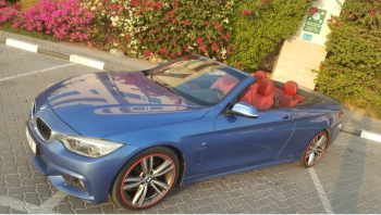Ride luxurious car BMW 4 series convertible best rental price per day